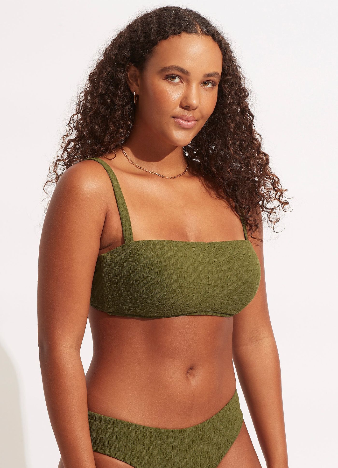 Willow Tank Bra  - Avocado - Avocado view 3