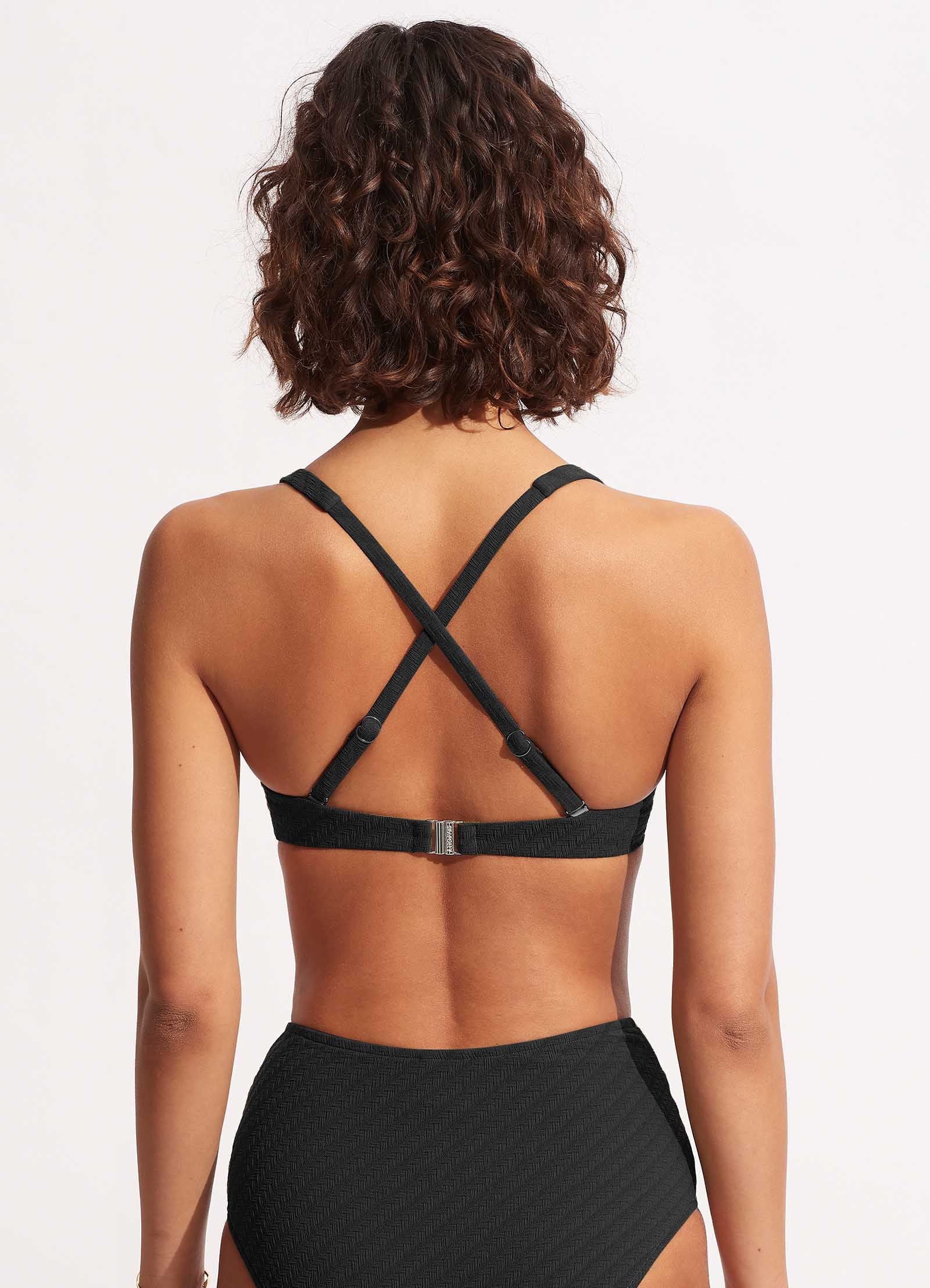 Willow Underwire Bra - Black - Black view 4