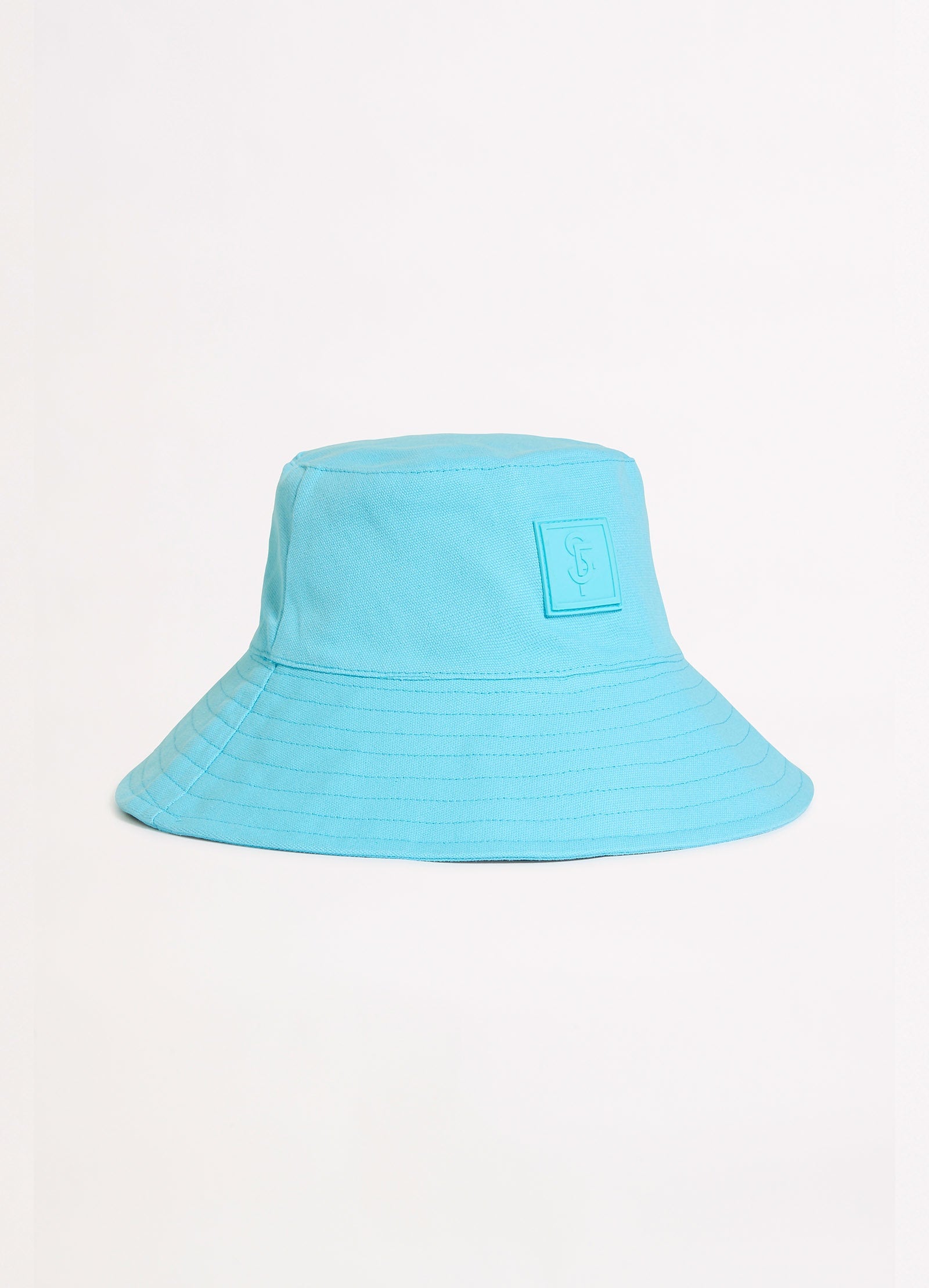 Wish You Were Here Canvas Bucket Hat - Atoll Blue - Atoll Blue view 2
