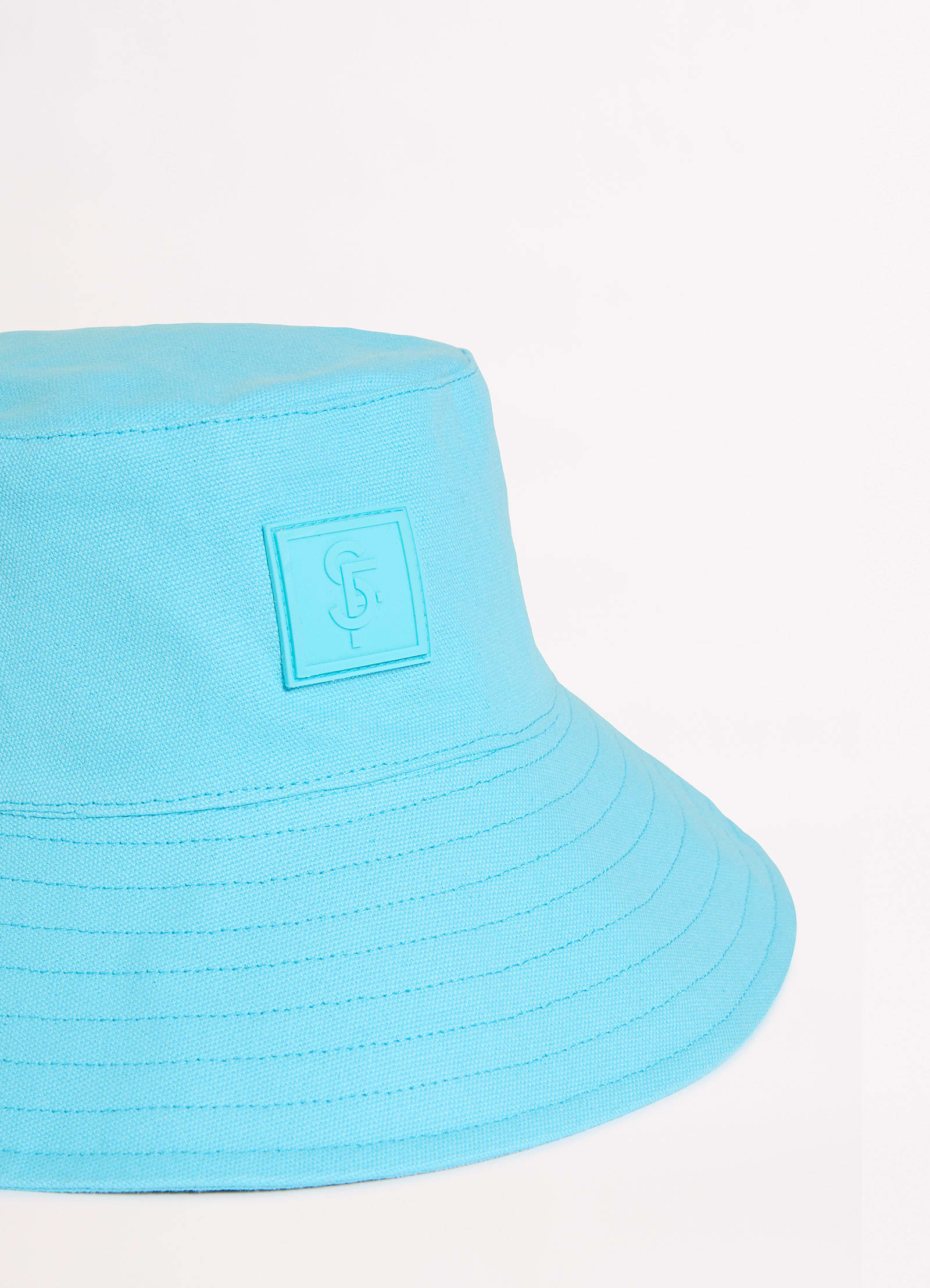 Wish You Were Here Canvas Bucket Hat - Atoll Blue - Atoll Blue view 3