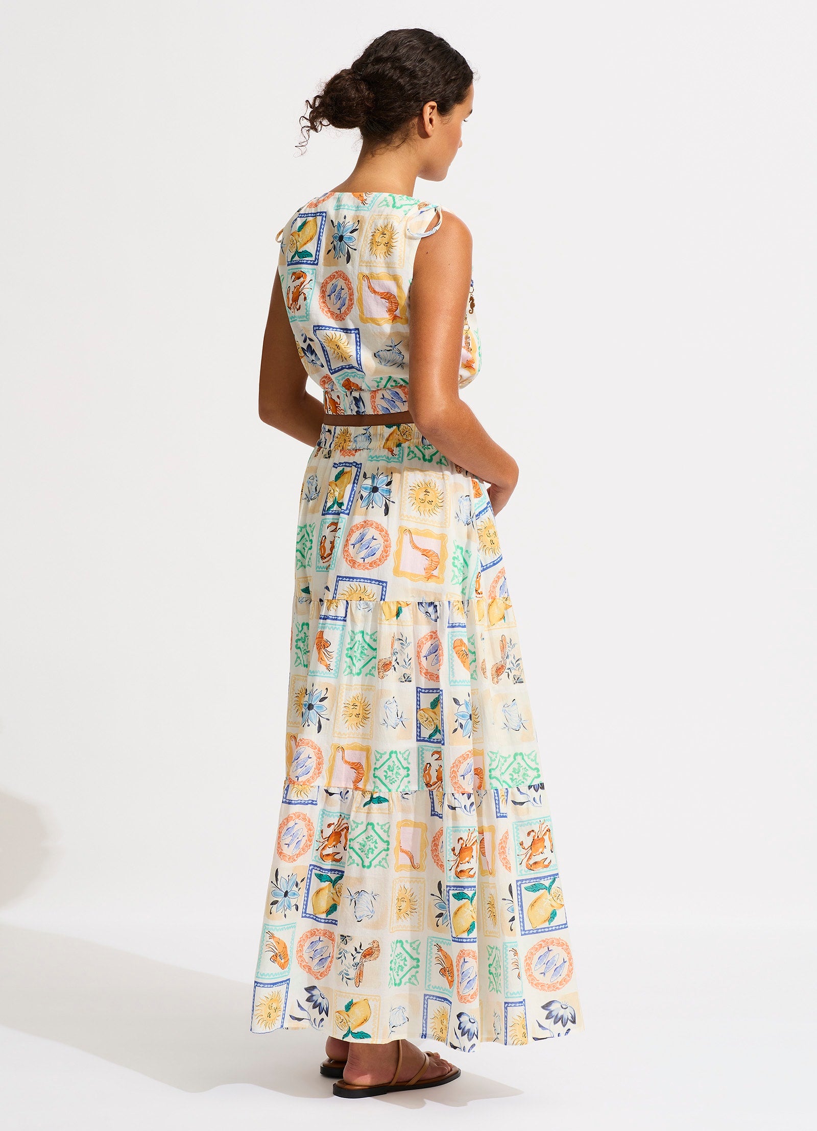 Wish You Were Here Crop Top - Atoll Blue - Atoll Blue view 4