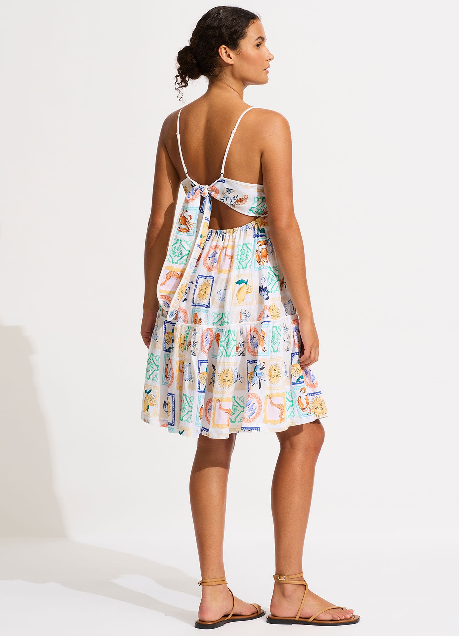 Wish You Were Here Mini Dress - Atoll Blue - Atoll Blue view 3