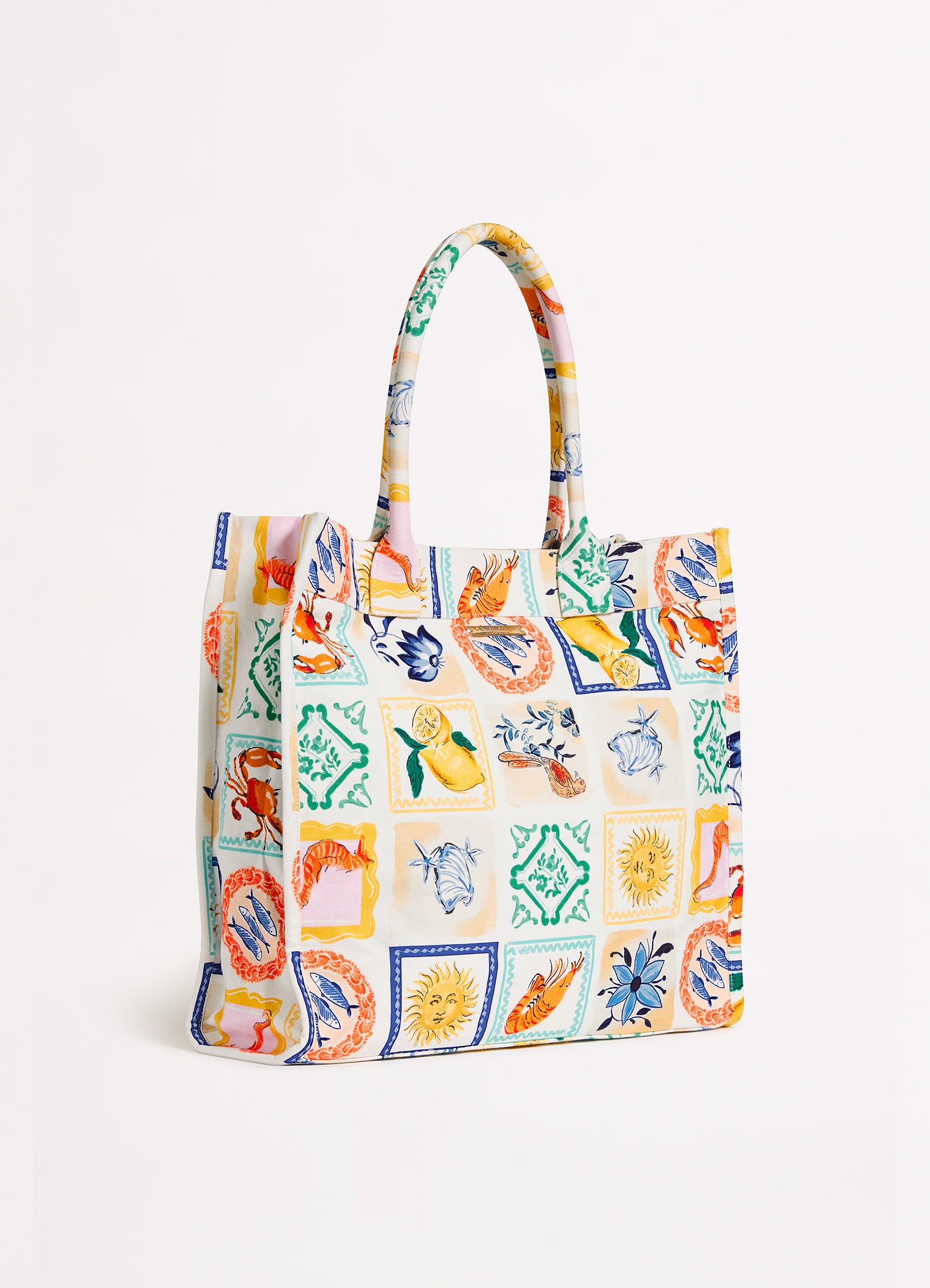 Wish You Were Here Tote Bag - Atoll Blue - Atoll Blue view 2
