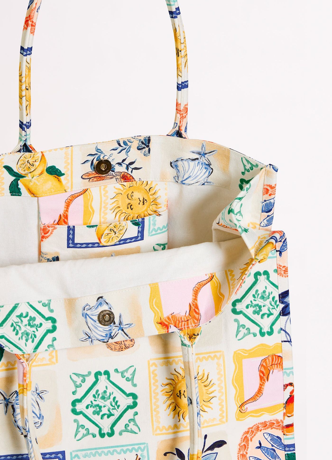 Wish You Were Here Tote Bag - Atoll Blue - Atoll Blue view 4