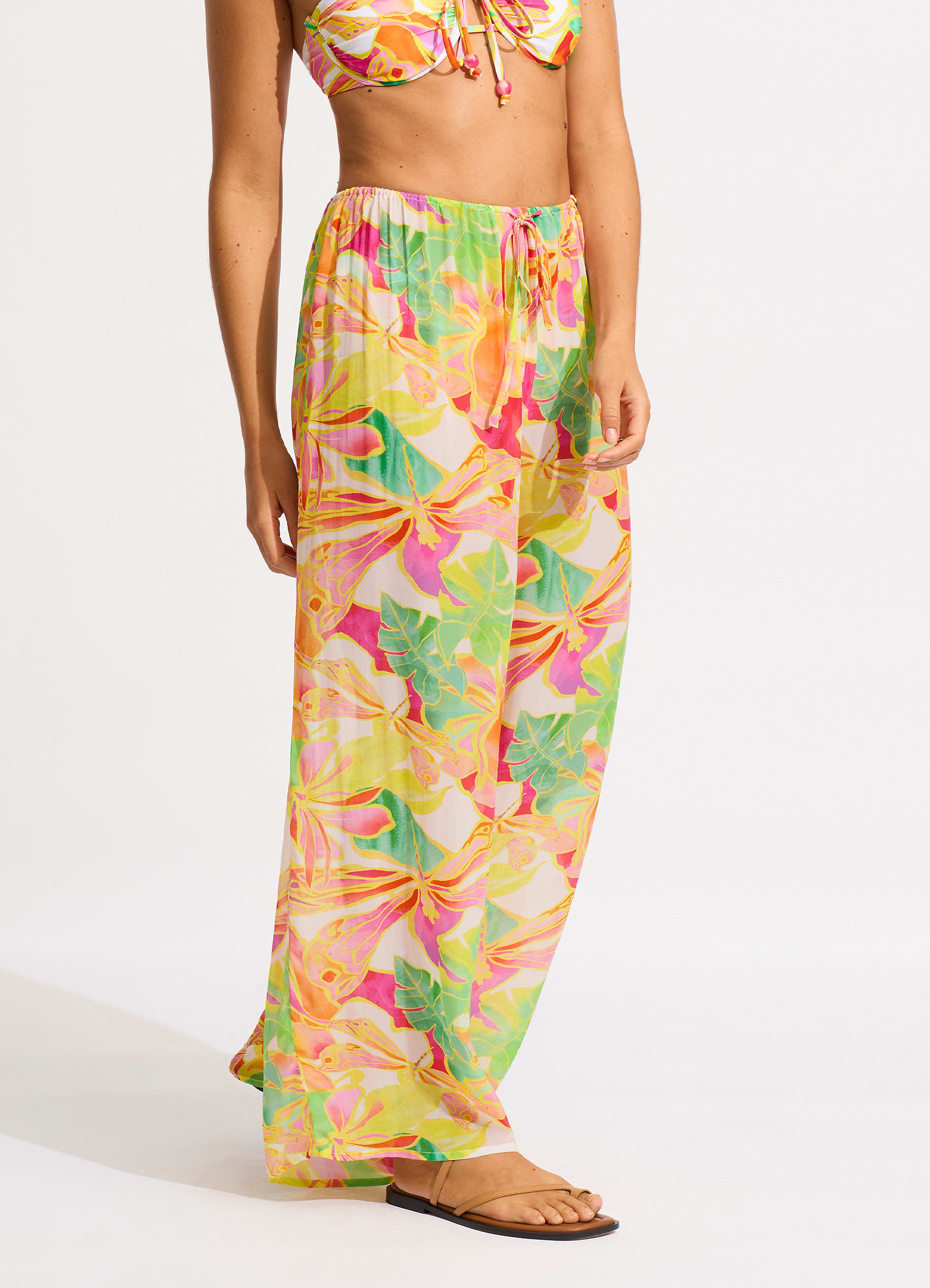 Wonderland Resort Pant - Fuchsia Rose - Fuchsia Rose view 2