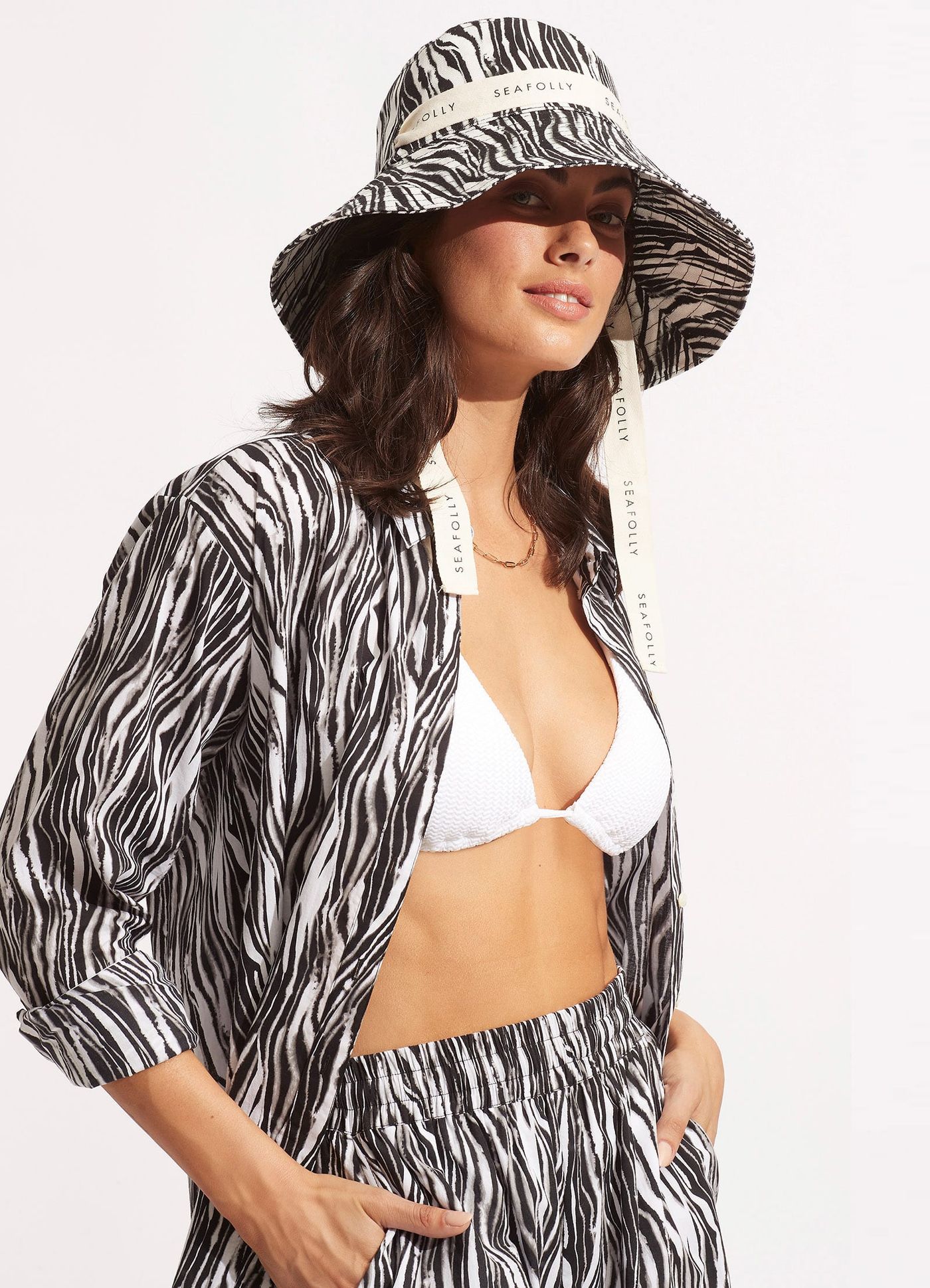 Zahara Bucket Hat - Black - Black