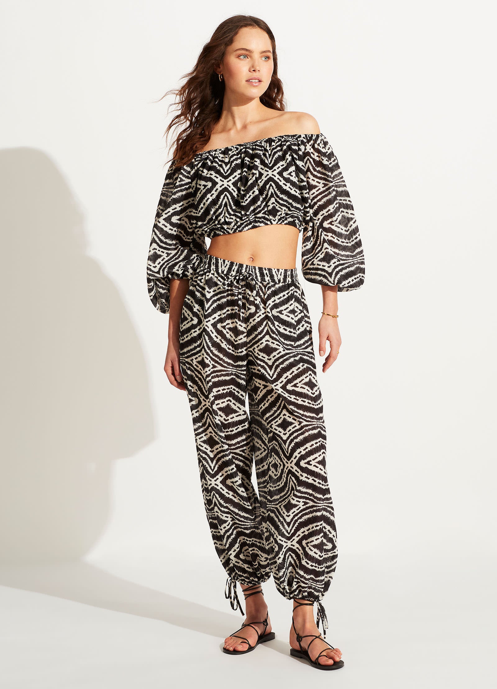 Zanzibar Harem Pant  - Black - Black